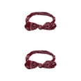 thumbnail image 3 of Redempat Stylish Hairband With Sweat Absorbent Features Stay Fresh And Fashionable Wine Red 2Set, 3 of 6