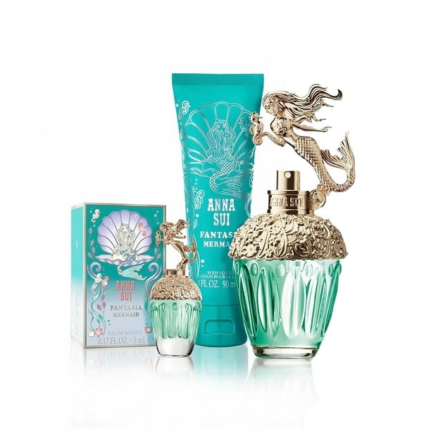 Perfume ANNA SUI FANTASIA MERMAID juego de piezas para mujer 50