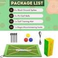 thumbnail image 5 of Golf Training Mat For Swing Detection Batting, Analysis Swing Path And Correct Hitting Posture Golf Practice Mat, 5 of 5
