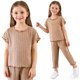 thumbnail image 1 of Conjuntos de blusas y camisas de cuello redondo y manga corta. Conjunto de camisas de manga larga y pantalones largos para niños. Conjunto de ropa interior para el hogar. Conjunto de poliéster para ni, 1 of 8