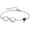 Black, variant on CDE 925 Sterling Silver Bracelet for Women Infinity Heart Symbol Charm Adjustable Anniversary Jewelry Best Gift Ideas for Women Fine Packing Gift Box