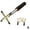 Niedrige Gabel + Kreuzgabel, variant on Retractable Billiard Bridge Stick,Billiards Cue Stick Bridge,Extension Snooker Head,Pool Brass Bridge with Cues Table Bridge