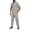 Gray, variant on StSilkitty Mens 2 Piece Set Short Sleeve Button down Shirts and Pants Outfits Summer Lightweight Soft Casual Sets