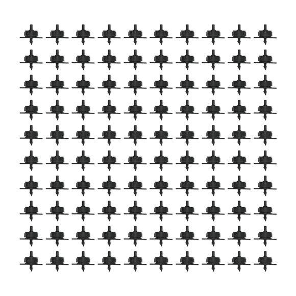 Verdant Touch Lot de 100 buses d'irrigation goutte à goutte, 4 L, émetteurs goutte à goutte, buse d'irrigation de jardin amovible pour tuyau 4/7