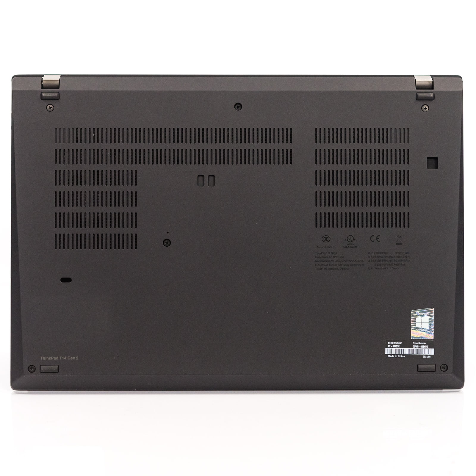 Lenovo ThinkPad T14 G2 14" Laptop AMD Ryzen 7 PRO 5850U 32GB 256GB SSD M.2 Integrated Graphics Win 11 Pro 1 Yr Wty B v.WCA (Good)
