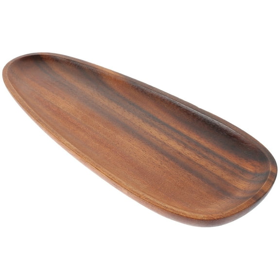 Worgeous Wooden Bathroom Tray for Toilet and Vanity Organization Brown Decorative Storage Tray 12.0 x 2.0 Inches