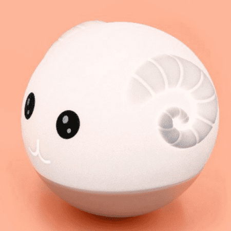 

Night Light for Kids 7 Colors Cute Night Light for Kids Night Light USB Rechargeable Kids Night Lights for Baby Boys Grils Bedroom(Lamb)