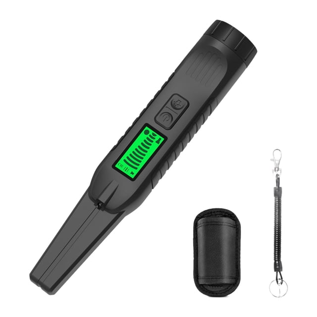BELOVING Metal Detector Adjustable Sensitivity 360 degreeDetection Handheld Metal Detector Black