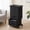 Black, variant on BEAUTYPEAK 3 Drawer Rolling Fabric Dresser Mobile Nightstand Storage Cabinet with Lockable Casters for Bedroom Closet Office, Gray