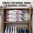 thumbnail image 4 of No‑Pump Vacuum Storage Bags Clearance Press & Seal, No Pump Needed. Large Cube Vacuum Storage Bag, Keeps Clothes Dry & Dust‑free, Perfect for Bulky Bedding & Off‑Season Gear-5 PC, 4 of 8