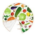 thumbnail image 3 of Kll Vegetables2 Christmas Tree Skirt 30",Party Decorations Farmhouse For Christmas Decorations Holiday Party, 3 of 8