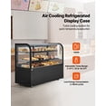 thumbnail image 2 of VEVOR Refrigerated Display Case, 17.6 Cu.Ft./550L Large Pastry Display Case, 2-Tier Commercial Cake Refrigerator with LED Lighting, TURBO Cooling, 2 of 9