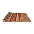 thumbnail image 2 of Ahgly Company Indoor Rectangle Abstract Orange Modern Area Rugs, 7' x 10', 2 of 4