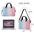 thumbnail image 3 of FORMRS 16" Laptop Sleeve Bag Carrying Case with Handle Travel Shoulder Briefcase, Light Pink Gradient, 3 of 8