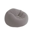 thumbnail image 2 of Intex Inflatable Contoured Corduroy Beanless Bag Lounge Chair, Gray (3 Pack), 2 of 6