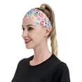 thumbnail image 4 of Wukai Cupcakes and Donuts Sports sweatband,Men & Women Sweatband Headband for Running, Cross Training, Racquetball, Working Out, 4 of 7