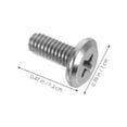 thumbnail image 2 of PENIKOKO 100Pcs Fastener Screws for Bed Frame Replacement Silver Nickel Plated Structural Stability, 2 of 8