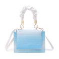 thumbnail image 2 of Bolsa Vintage mujer degradado PU hombro Messenger Bag plisado bolsos (azul) Tmvgtek Para estrenar, 2 of 9