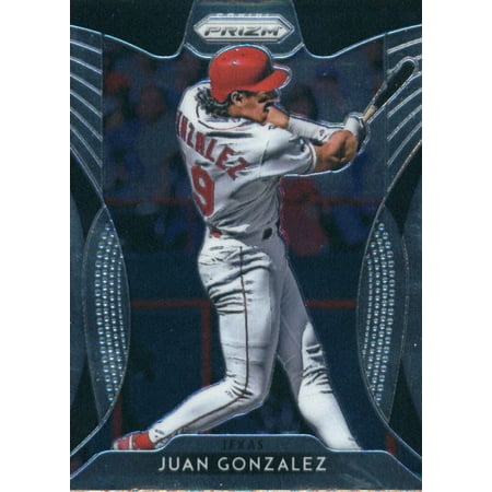 2019 Panini Prizm #205 Juan Gonzalez Texas Rangers Baseball