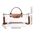 thumbnail image 3 of Women's Clear Bag for Stadium Events Small Clear Purse Crossbody Bags Transparent Handbag with Detachable Strap, 3 of 3