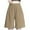 Khaki, variant on Capris for Women Summer Thin Capris Women's Loose Straight Leg Ice Silk Wide Leg Pants Women's Casual