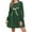 Red Mini Dress Women-A07 Green, variant on Mifsaly Red Mini Dress Women Puff Sleeve Square Neck Flowy Boho Dresses Lace Patchwork Dressy Casual Gowns M