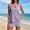Purple, variant on FDGIU Women's Blouson Tankini Top Loose Fit Modest Swim Top Comfortable Banded Bottom Bathing Suit Top for Beach Pool Summer Outfits