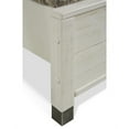thumbnail image 6 of Camaflexi Baja Platform Bed, Solid Wooden Bed Frame, Queen, Shabby White, 6 of 11