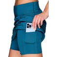 thumbnail image 2 of RBX Active Women's Stretch Knit Athletic Skort With Inner Bike Short, 2 of 5