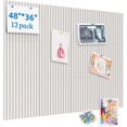 thumbnail image 1 of Large Cork Board for Walls ; x ; Felt Bulletin Board Wall Tiles for Home Kitchen School Office Wall Decor with Assorted Colors DIY Decorative Push Pins Sets, 1 of 7