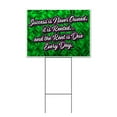 thumbnail image 1 of Success Is Never Owned (18" x 24") Yard Sign, Includes Metal Step Stake, 1 of 6