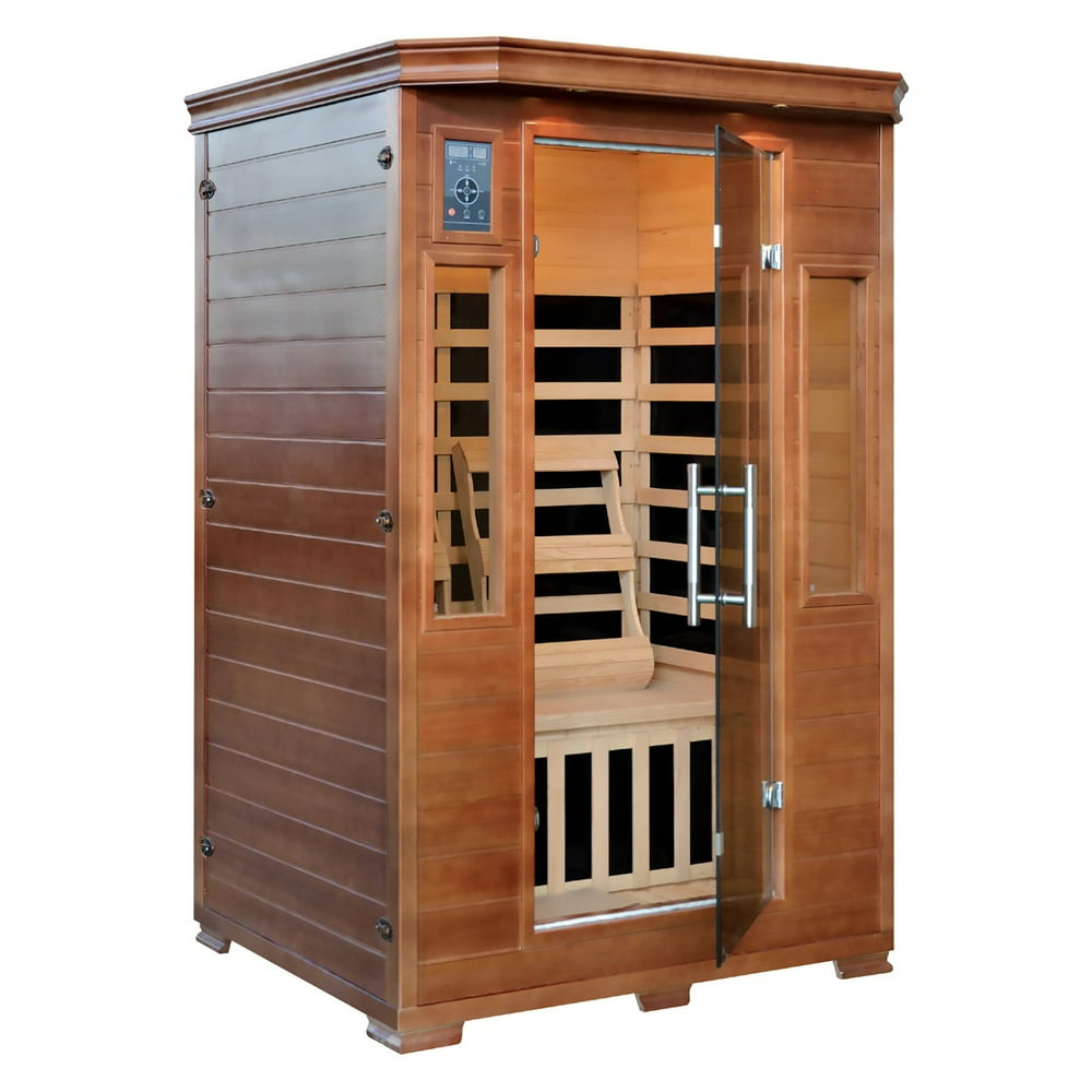 Splashnet Xpress Majestic Sauna 2 Person Hemlock Premium Infrared Sauna ...