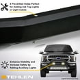 thumbnail image 4 of Stehlen 714937183704 Advance Series Bull Bar - Matte Black / Brush Aluminum Skid Plate For 2002-2005 Dodge Ram 1500 / 2006-2008 1500 Mega ( Extended Crew ) Cab / 2003-2009 2500 3500, 4 of 6