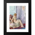 thumbnail image 2 of Henri Lebasque 11x14 Black Modern Framed Museum Art Print Titled - A Caress (1936), 2 of 5