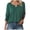 Green_1, variant on Godom Women's 2025 Fashion Tops 3/4 Length Sleeve Business Casual Blouses Summer Tees Shirts