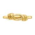 thumbnail image 5 of 14K Yellow Gold Ring Band Themed Love Knot , Size 7, 5 of 5