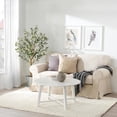 thumbnail image 4 of Two-pack of 425ft (51in) de altura artificial olive trees made of faux silk - perfect para home, oficina, y sala de estar decor con natural wood trunk y lifelike fruits, 4 of 7