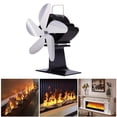 thumbnail image 4 of Ventilador de Estufa de 2 Uds., Estufa, Ventilador de Calefacción para Chimenea, Ahorro de Energía para Soledad Ventilador de estufa de calor, 4 of 10