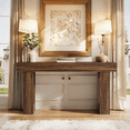thumbnail image 6 of Tribesigns 63-Inch Long Console Table, Farmhouse Entryway Table for Entrance, Hallway, Living Room（Rustic Brown), 6 of 7
