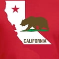 thumbnail image 3 of CafePress - CALI STATE W BEAR T Shirt - Men's Fitted T-Shirt, 3 of 4