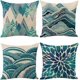 thumbnail image 1 of Juego de 4 fundas de almohada, fundas de almohada decorativas de lino y algodón para sofá, fundas de cojines cuadradas para sala de estar, cama, （45 * 45 cm）, 1 of 5