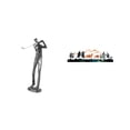 thumbnail image 1 of Escultura De Resina De Ciervo Golfista, Decoración Moderna De Animales De Golf Para Valla De Jardín, Porche Interior Y Exterior, Estante De Granja Para Amantes De Los Palos De Golf., 1 of 8