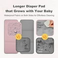 thumbnail image 6 of Diaper Bag Backpack, Lightweight Stylish Travel Baby Bag with Changing Pad, Pink, 6 of 7