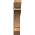 thumbnail image 2 of Ekena Millwork 3 1/2"W x 18"D x 18"H Thorton Slat Smooth Bracket, Western Red Cedar, 2 of 4