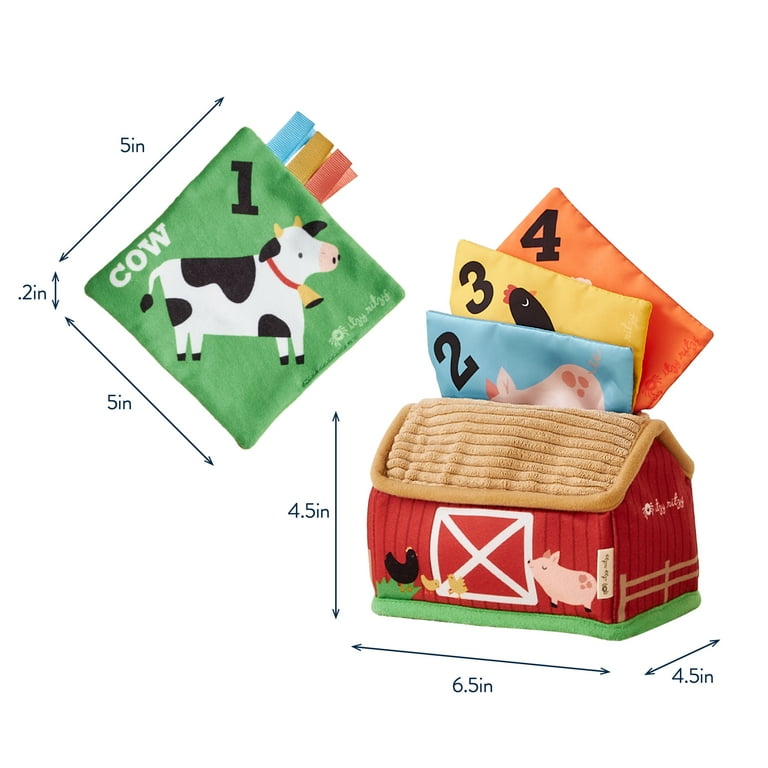 Itzy Ritzy Sensory Scarves Barn Put and Take Activity Toy