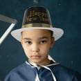thumbnail image 4 of Minkissy 5Pcs Paper Hat Yellow Festive Atmosphere For New Year Celebrations, 4 of 4