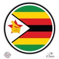 thumbnail image 1 of Zimbabwe Flag - 5" Vinyl Sticker - For Car Laptop I-Pad - Waterproof Decal, 1 of 1