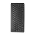 thumbnail image 1 of Wireless Keyboard, Round Keycaps USB Keyboard Plug And Play Ergonomic Design 2.4G 78 Keys  For Home For Office For Travel Black, 1 of 8