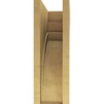 thumbnail image 4 of 11"W x 22"D x 33"H Classic Rockford Rough Cedar Woodgrain TimberThane Corbel, Primed Tan, 4 of 6