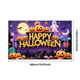 thumbnail image 5 of Pumpkin Design Halloween Banner Decorative Ghost Design Fall Theme for Party Decoration Halloween Decor Spooky Event Indoor Celebration, 5 of 5